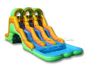 inflatable water climb with slide
